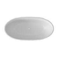 MAAX Fura Matte White 6732 Acrylic Freestanding Bathtub - Image 2