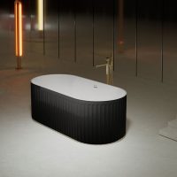 Bagno Italia Maestro- 59" / 67" Ombre Black Bathtub