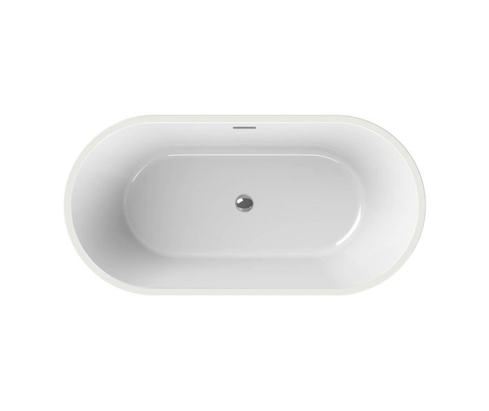 MAAX Louie 5829 Acrylic Freestanding Center Drain Bathtub