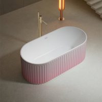 Bagno Italia Maestro- 59" / 67" pink Bathtub