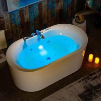 Woodbridge BJ100 + F0041CH 59" Heated Whirlpool Bathub - Image 7