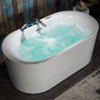 Woodbridge BJ100 + F0041CH 59" Heated Whirlpool Bathub - Image 2