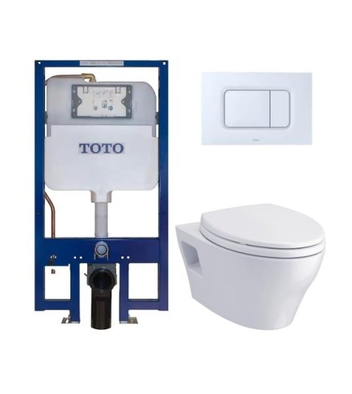 TOTO CWT428CMFG#WH EP Wall-Hung Toilet Kit