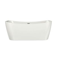 MAAX Villi 61x32 Acrylic Freestanding Center Drain Bathtub