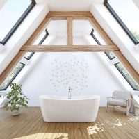 MAAX Villi 6132 Acrylic Freestanding Center Drain Bathtub