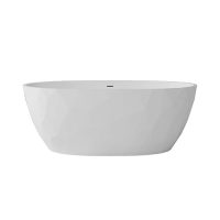 MAAX Fura White 6732 Acrylic Freestanding Bathtub 107826-000-001-000
