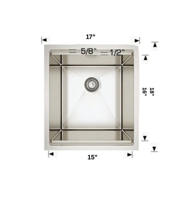 Bosco 201817 Plus Titanium Multi-Level Bar Sink