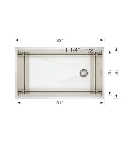 Bosco 201833 Plus Titanium 33" Multi-Level Kitchen Workstation