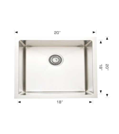 Bosco 208036 Plus 20" Undermount Laundry Sink