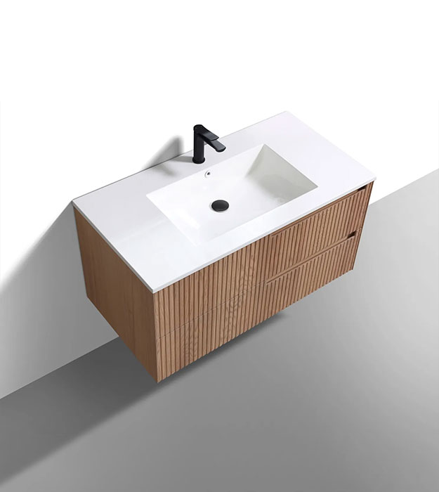 KubeBath Fiore 40” Wall-Mount Bathroom Vanity KSW40-Oakwood 19 Fiore 40” Modern Wall Mount Bathroom Vanity – KSW40-Oakwood