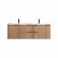 Fiore 60 Modern Double Sink Bathroom Vanity KSW60-Oakwood