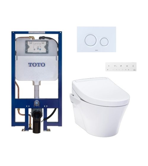 TOTO AP WASHLET+ S5 Wall-Hung Toilet Kit CWT4263446CMFG