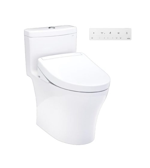 TOTO Aquia IV WASHLET+ S5 Toilet MW6463446CEMFGN#01