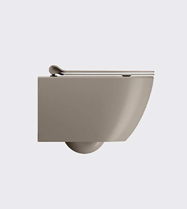 GSI PURA Wall-hung Toilet Compact Rimless With Seat 29 GSI Wall-hung toilet with bottom fixings Classic 881605