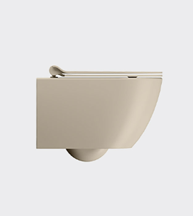 GSI PURA Wall-hung Toilet Compact Rimless With Seat 27 GSI Wall-hung toilet with bottom fixings Classic 881608