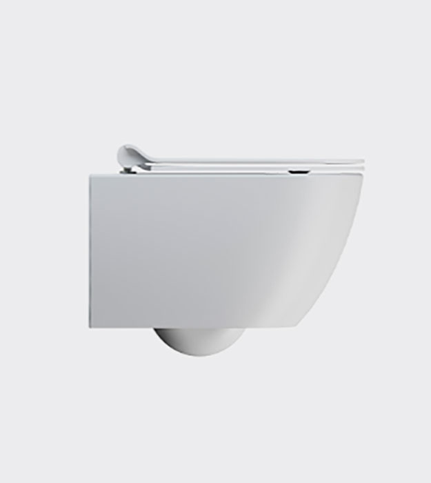 GSI PURA Wall-hung Toilet Compact Rimless With Seat 25 GSI Wall-hung toilet with bottom fixings Classic 881609
