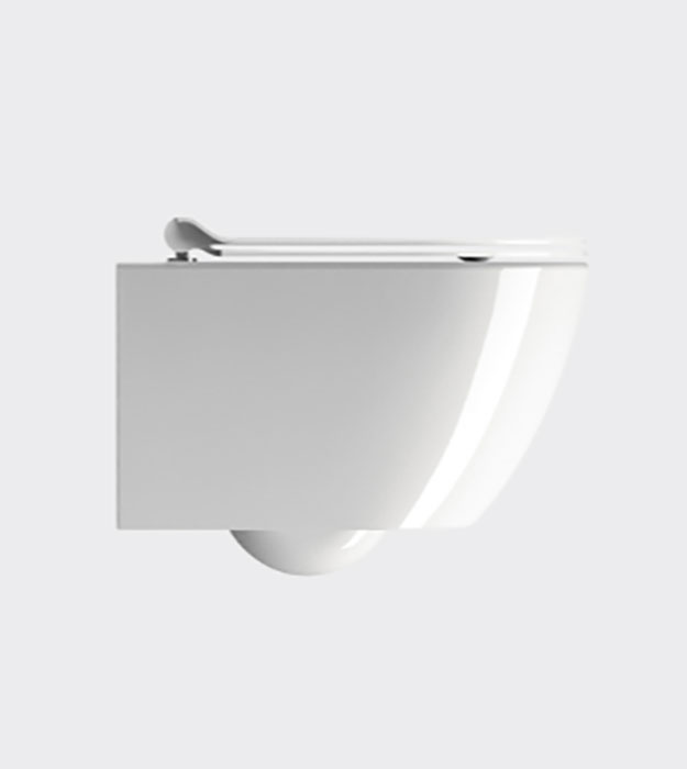 GSI PURA Wall-hung Toilet Compact Rimless With Seat 23 GSI Wall-hung toilet with bottom fixings Classic 881611