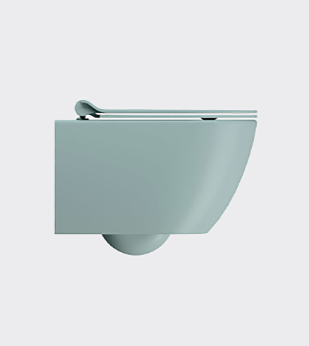 GSI PURA Wall-hung Toilet Compact Rimless With Seat 22 GSI Wall-hung toilet with bottom fixings Classic 881615