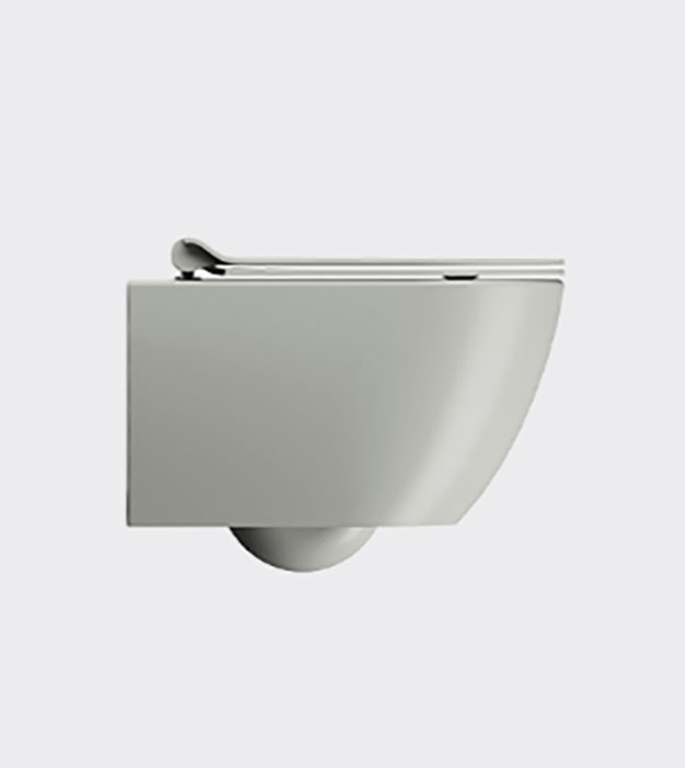 GSI PURA Wall-hung Toilet Compact Rimless With Seat 19 GSI Wall-hung toilet with bottom fixings Classic 881617