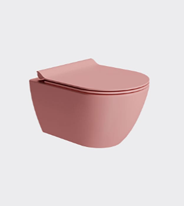 GSI PURA Wall-hung Toilet Compact Rimless With Seat 17 GSI Wall-hung toilet with bottom fixings Classic 881624