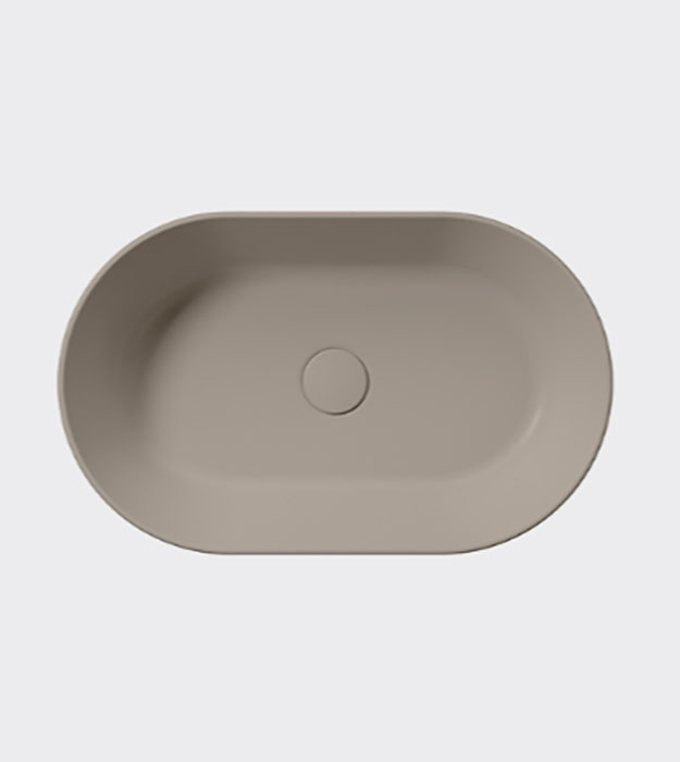 GSI Kube X Oval Vessel Washbasin 60×37 945811 27 GSI Ceramica Kube X Oval Countertop Washbasin 60×37 cm – 945805