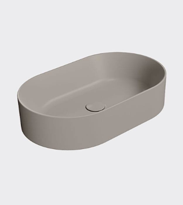 GSI Kube X Oval Vessel Washbasin 60×37 945811 28 GSI Ceramica Kube X Oval Countertop Washbasin 60×37 cm – 945805