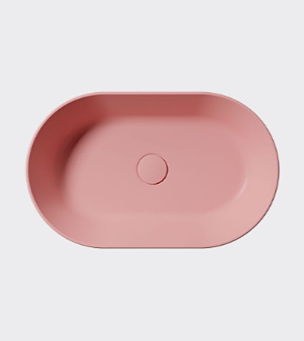 GSI Kube X Oval Vessel Washbasin 60×37 945811 17 GSI Ceramica Kube X Oval Countertop Washbasin 60×37 cm – 945824