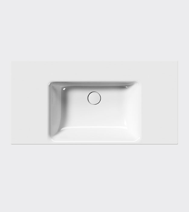 GSI Nubes 9651011 Single Bowl Wall-Mount Sink 47 GSI Nubes Single Bowl Wall-Mount Sink 9651011