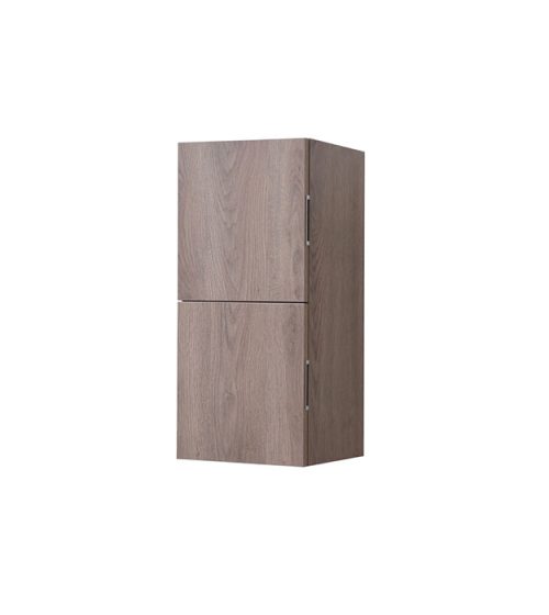 Bathroom Butternut Linen Cabinet w/ 2 Storage Areas SLBS28-BTN
