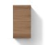 Bathroom Honey Oak Linen Cabinet w/ 2 Storage Areas SLBS28-HO