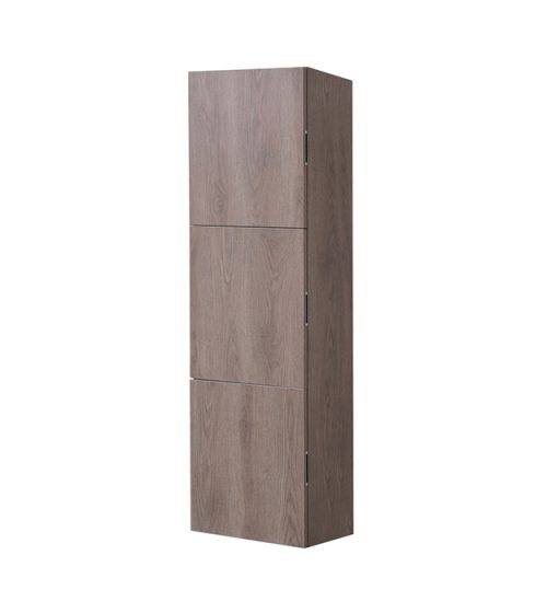 Bathroom Butternut Linen Side Cabinet w/ 3 Storage Areas SLBS59-BTN