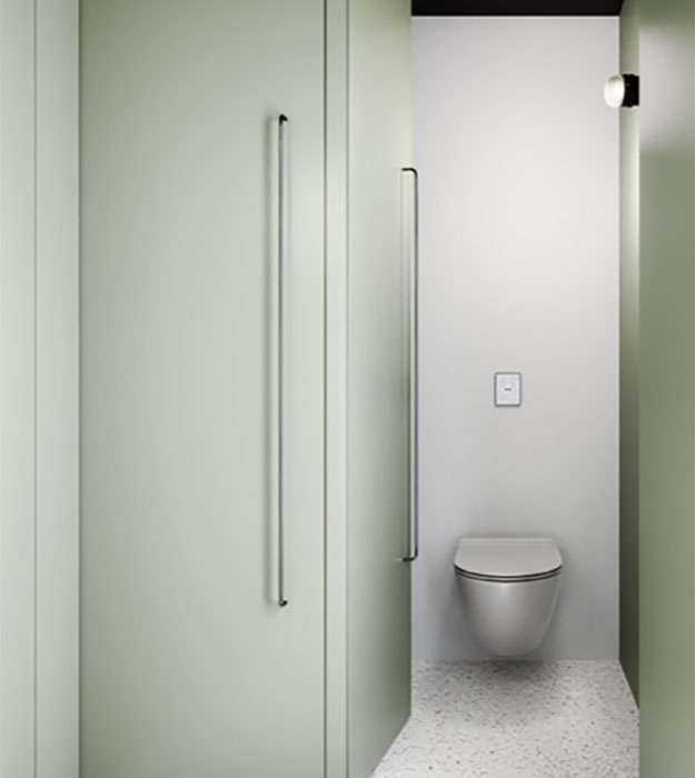 GSI PURA Wall-hung Toilet Compact Rimless With Seat 20 GSI Wall-hung toilet with bottom fixings Classic 881617