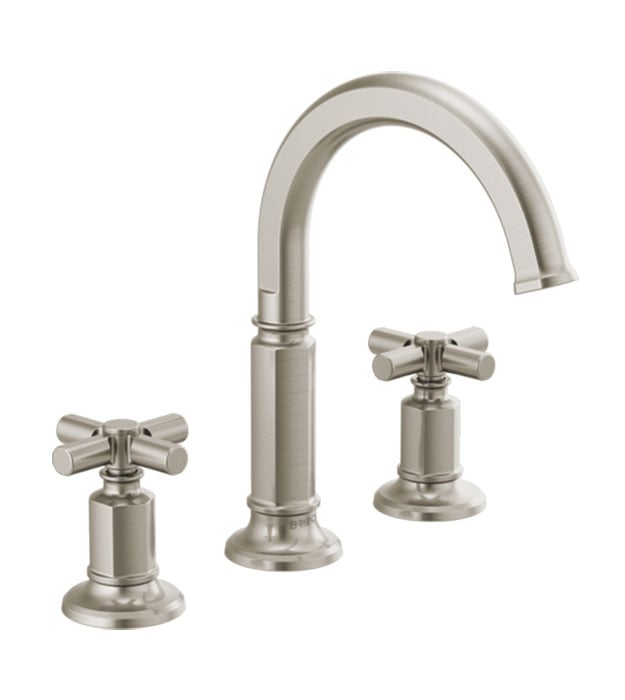 Brizo Invari 65376LF Widespread Faucet With Cross Handles 10 Brizo Invari Widespread Faucet 65376LF-NKLHP_HX5376-NK