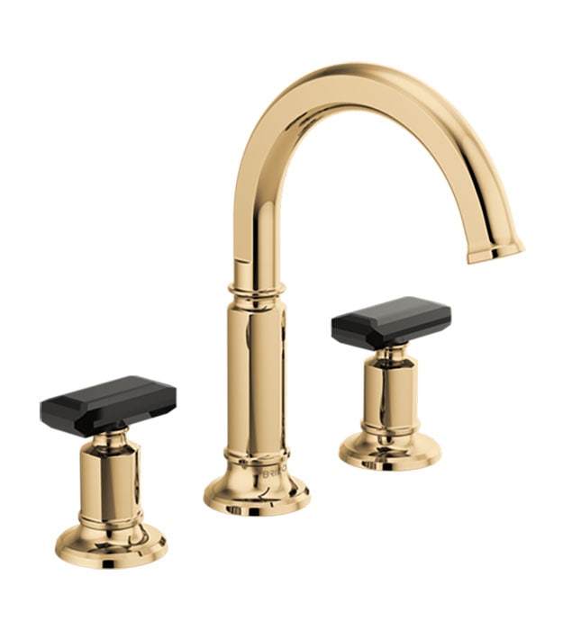 Brizo Invari Widespread Faucet 65376LF With Crystal Handles 5 Brizo Invari Widespread Faucet 65376LF-PGLHP_HK5376-PGBC