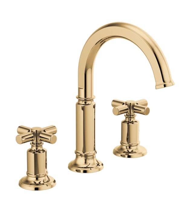 Brizo Invari 65376LF Widespread Faucet With Cross Handles 9 Brizo Invari Widespread Faucet 65376LF-PGLHP_HX5376-PG