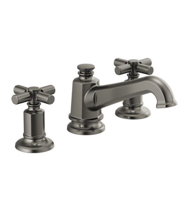 Brizo Invari Angled Spout Faucet With Cross Handles - 65378LF 3 Brizo Invari Angled Spout - 65378LF-SLLHP_HX5376-SL