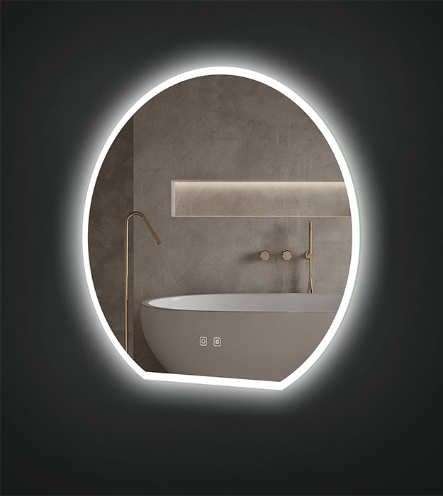 ICO Hudson 32″x30″ Circular LED Mirror With Lighting IH1432 12 The ICO Hudson 30″x36″ Circular LED Mirror With Lighting IH1432