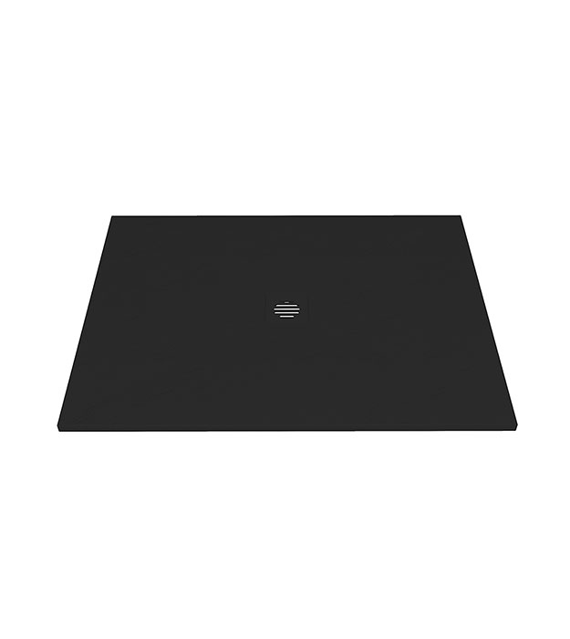 Zitta Slate 42 x 36 Slim Shower Base - Solid Surface 4 B4236RRET4J-2_Zitta_bases_Slate_42X36_MatteBlack