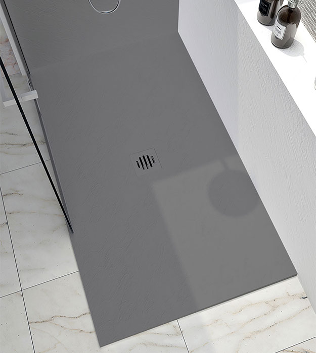 Zitta Slate 42 x 36 Slim Shower Base - Solid Surface 7 B4236RRET6J_Zitta_bases_Slate_42X36_ConcreteGrey