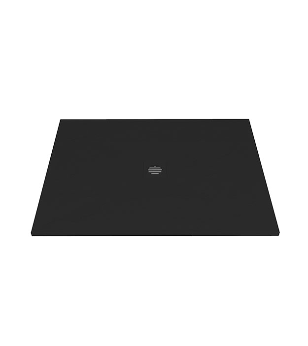 Zitta Slate 60X42 Shower Base - Solid Surface 16 B6042RRET4J-2_Zitta_bases_Slate_60X42_MatteBlack