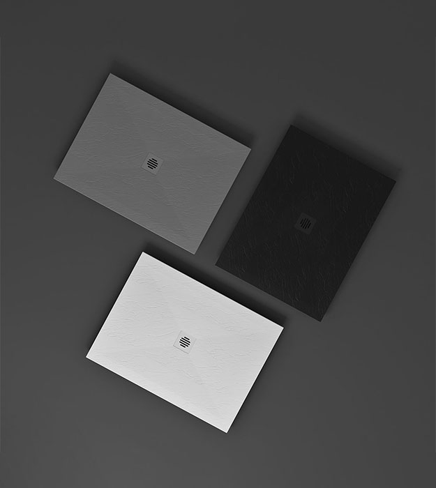 Zitta Slate 60X42 Shower Base - Solid Surface 20 B6042RRET_Zitta_Slate