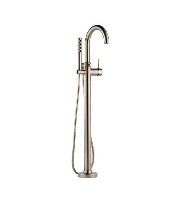 Brizo Odin Freestanding Tub Filler - T70175 12 Brizo Odin Freestanding Tub Filler - T70175-BN