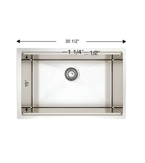Bosco 20S030 Super Series Plus 30" Undermount Kitchen Sink