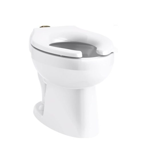 Kohler Wellcomme Ultra Floor-Mount Top Spud Flushometer Bowl | K-96053-B