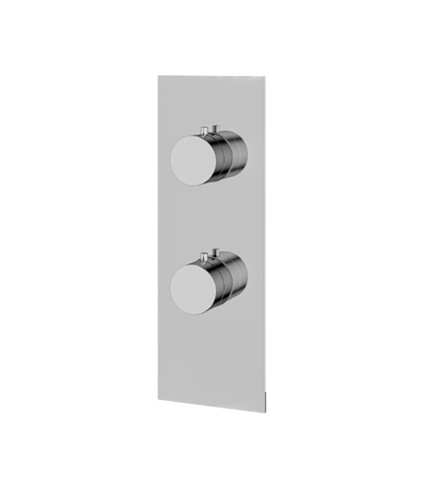 Aquabrass Square / Round 3-Way Shared Trim Set – SR8395