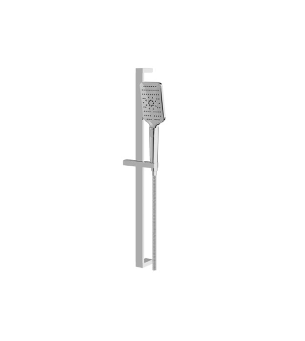Aquabrass Complete Square Shower Rail 12884
