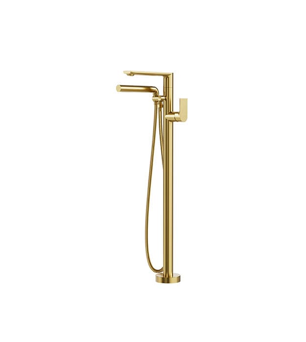 Aquabrass TMR Plus Floormount Tub Filler - TMR84 21 Aquabrass TMR Plus Floormount Tub Filler - TMR84