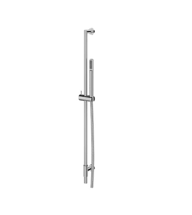 Aquabrass Complete Round Shower Rail RCR95 10 Aquabrass Complete Round Shower Rail RCR95