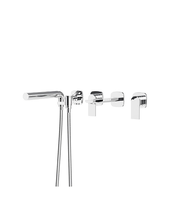 Aquabrass TMR04 TMR Plus Wallmount Tub Filler 18 Aquabrass TMR Plus Wallmount Tub Filler - TMR04