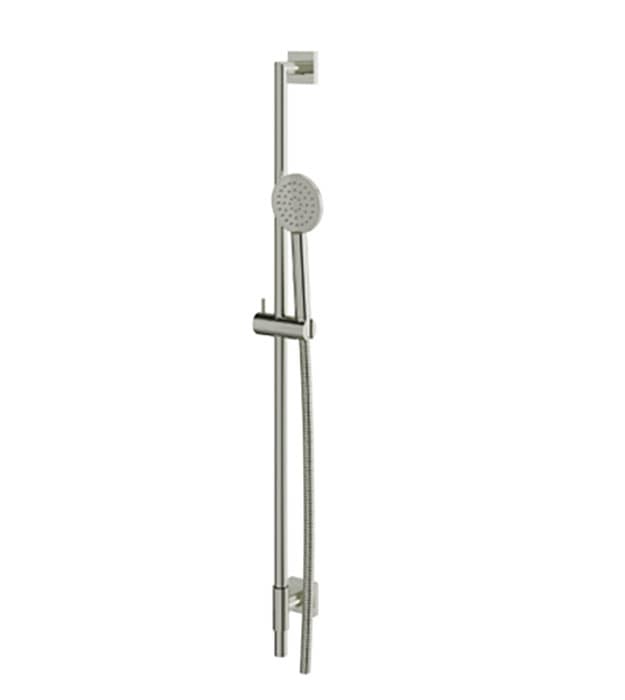 Aquabrass SCR85 Round Shower Rail with Square Flanges 3 Aquabrass SCR85 Round Shower Rail with Square Flanges